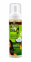 Beesoul Olive Oil Hold & Shine Wrap/Set Mousse – Lightweight Hold & Restorative Shine